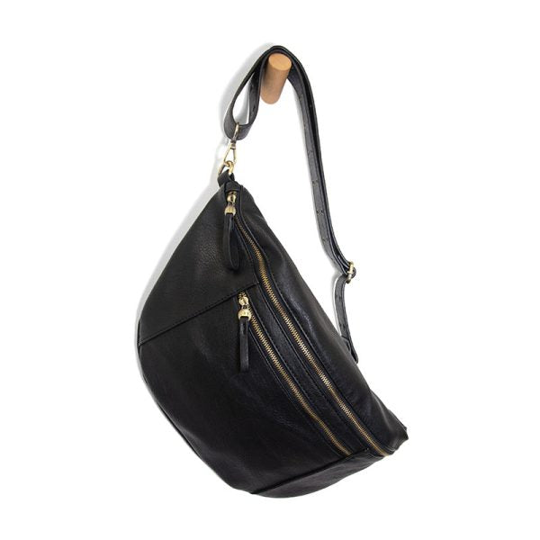 Black Mel Large Sling Crossbody Bag