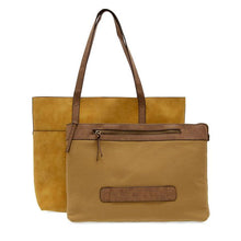 Load image into Gallery viewer, Peanut Danica Tote w/ Laptop Sleeve