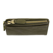 Load image into Gallery viewer, Olive Bobbie Bifold Wallet w Carabiner