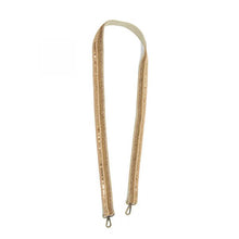 Load image into Gallery viewer, Neutral Bead + Sequin Guitar Strap