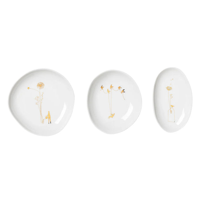 Wonderland Mini Bowls - Dandelions & Birds