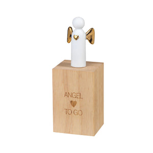 Gift in Wood Box Angel