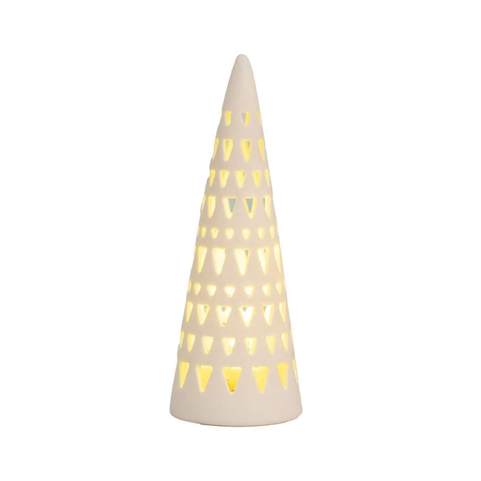 Fir Tree LED Lit With Pattern - Mini L