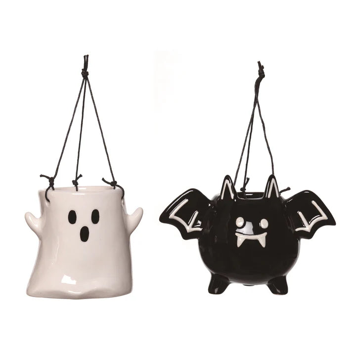 Bat or Ghost Hanging Planter