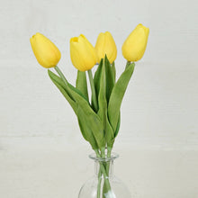 Load image into Gallery viewer, Real Touch Tulip Bud Stem-Yellow-