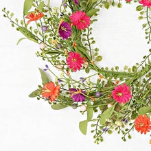 Load image into Gallery viewer, Wreath-Mix Hibiscus with Boxwood