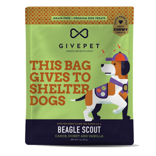 GivePet Dog Treats - Beagle Scout Soft & Chewy Trainers