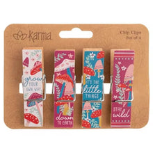 Load image into Gallery viewer, Shaped Chip Clip Set of 4