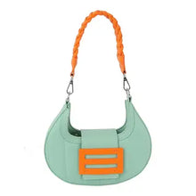 Load image into Gallery viewer, Pop Color Soft Leather Hobo