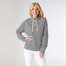 Load image into Gallery viewer, Dixie Long Sleeve Tie Neck Pullover
