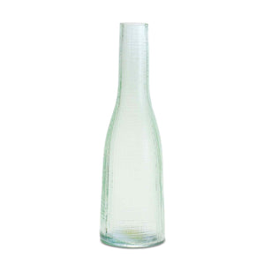 Glass Decorative Bottle Vase 11"