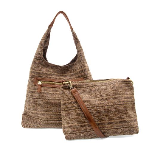 Olive Elena Tweed Hobo