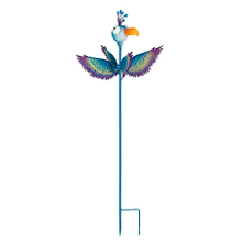 Load image into Gallery viewer, Goofy Spinner Stake - Peacock