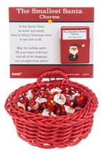 Load image into Gallery viewer, The Smallest Santa Charm in a Basket