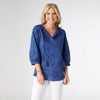 Load image into Gallery viewer, Hattie V-Neck Top with Embroidered Star