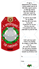 Load image into Gallery viewer, Christmas Hippo Plush