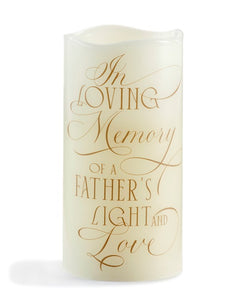 Father’s Light Memorial Candle