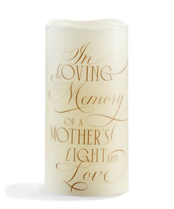 Mother’s Light Memorial Candle