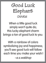 Load image into Gallery viewer, Good Luck Elephant Pocket Charm