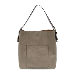 Heathered Gray Hobo Coffee Handle Handbag