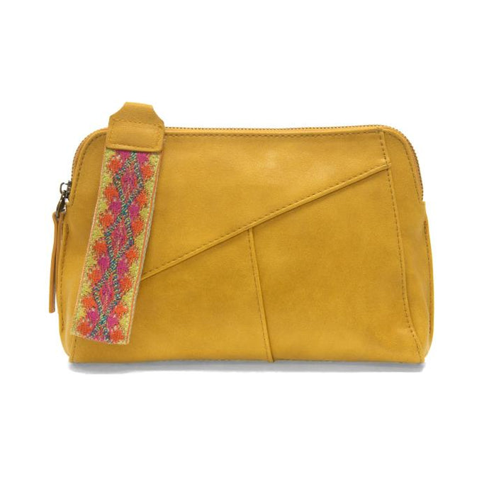 Golden Gigi Crossbody with Woven Wrist Strap