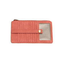 Load image into Gallery viewer, Bright Coral Kara Mini Wallet