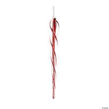 Load image into Gallery viewer, Red Icicle Ornament