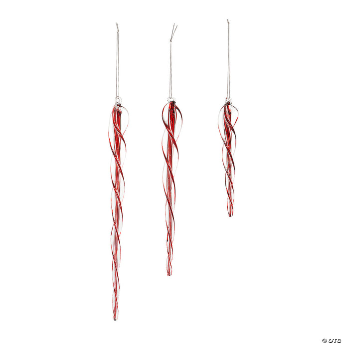 Red Icicle Ornament