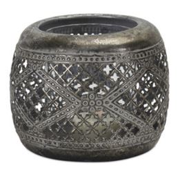 Punched Metal Votive Holders - 3 patterns