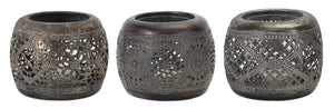 Punched Metal Votive Holders - 3 patterns