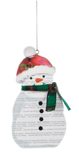 Load image into Gallery viewer, A Winter Story - Snowman Ornaments