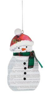 A Winter Story - Snowman Ornaments