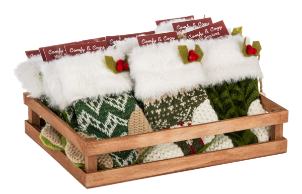 Comfy & Cozy Christmas - stocking gift card holders