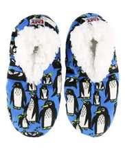 Load image into Gallery viewer, Fuzzy Feet Slippers - Penguin L/XL