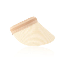 Load image into Gallery viewer, Lula Raffia Visor - Cream