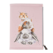 Load image into Gallery viewer, Notebook Wallet - 'PIGGY IN THE MIDDLE'