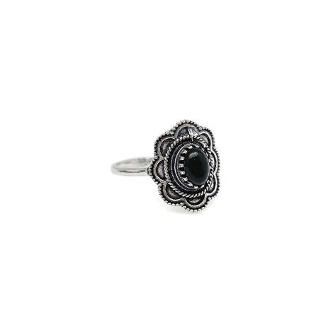 Tanvi Collection: Silver with Black Onyx