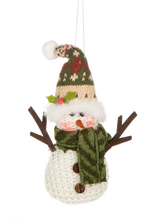 Load image into Gallery viewer, Comfy &amp; Cozy Christmas - snowman ornaments