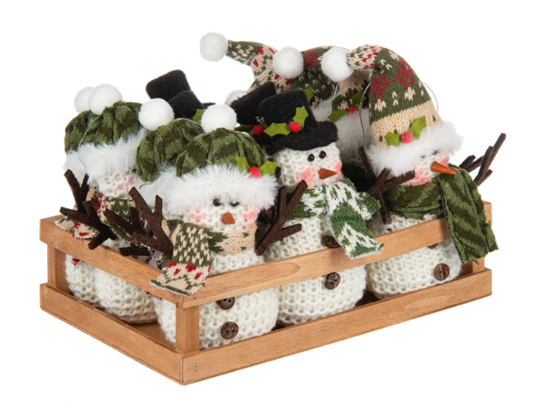 Comfy & Cozy Christmas - snowman ornaments