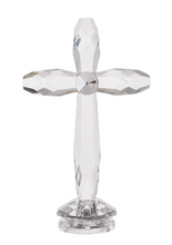 Load image into Gallery viewer, 7.5” Standing Cross - Clear