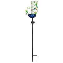 Load image into Gallery viewer, Rain Gauge Solar Stake - Dragonfly
