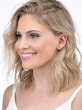 Load image into Gallery viewer, Gold Crystal Heart Stud