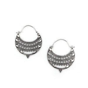 Tanvi:  Silver Filigree Dots