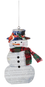 A Winter Story - Snowman Ornaments