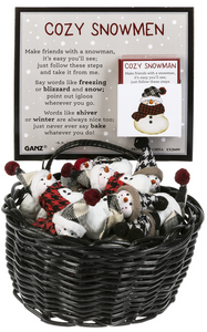 Cozy Snowman Basket Charms