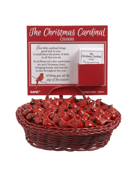 Christmas Cardinal Pocket Charm