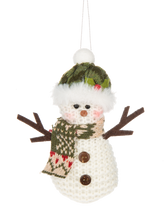 Load image into Gallery viewer, Comfy &amp; Cozy Christmas - snowman ornaments