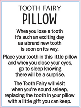 Load image into Gallery viewer, Tooth Fairy Pillow