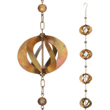 Load image into Gallery viewer, Rain Chain - Copper Spinner