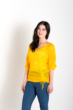 Load image into Gallery viewer, Simply Noelle Crochet Drawstring Top